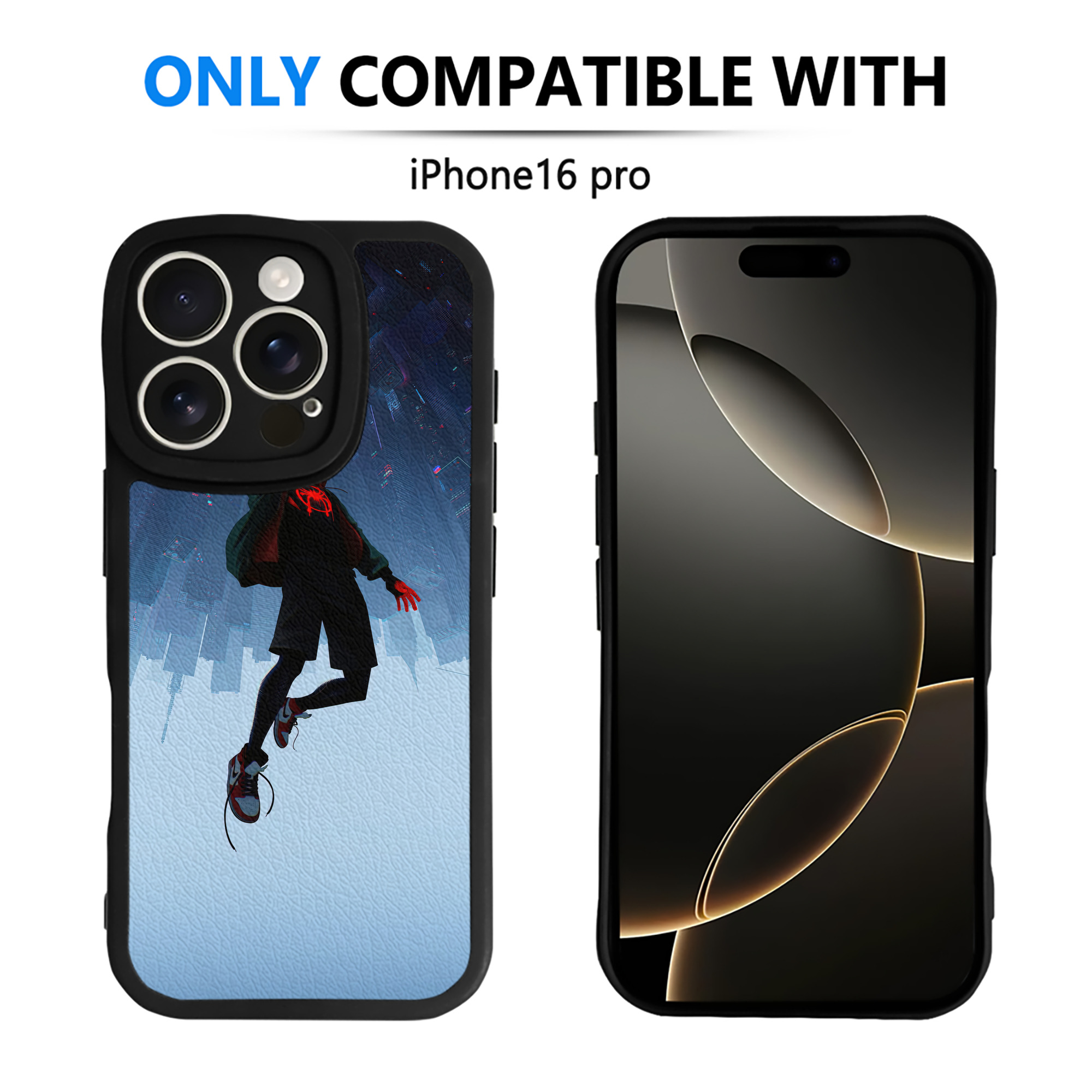 Spider Man スパイダーマン 【iPhone 16シリーズ対応】シリコンスマホケース（レザー調） 材質：シリコン